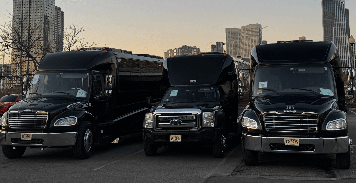 Affordable Charter motorcoach lineup